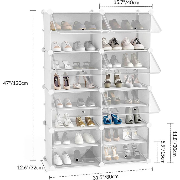 Shoe rack 120cm wide hot sale